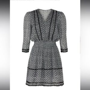 The Kooples V Neck Mini Dress EUC